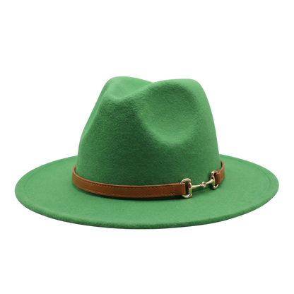 SOPHIA Cotton-Blend Narrow Brim (7 cm) Felt Fedora 56-59 cms