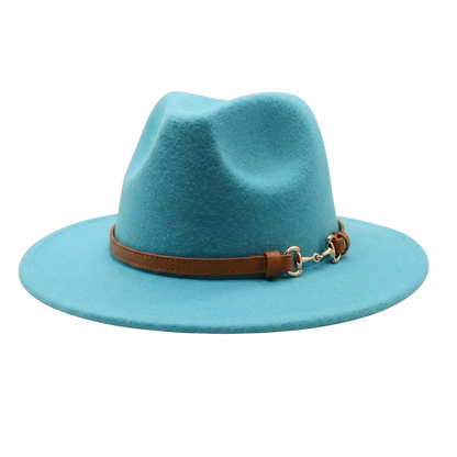 SOPHIA Cotton-Blend Narrow Brim (7 cm) Felt Fedora 56-59 cms