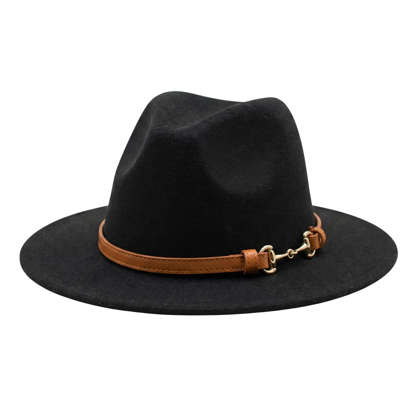 SOPHIA Cotton-Blend Narrow Brim (7 cm) Felt Fedora 56-59 cms