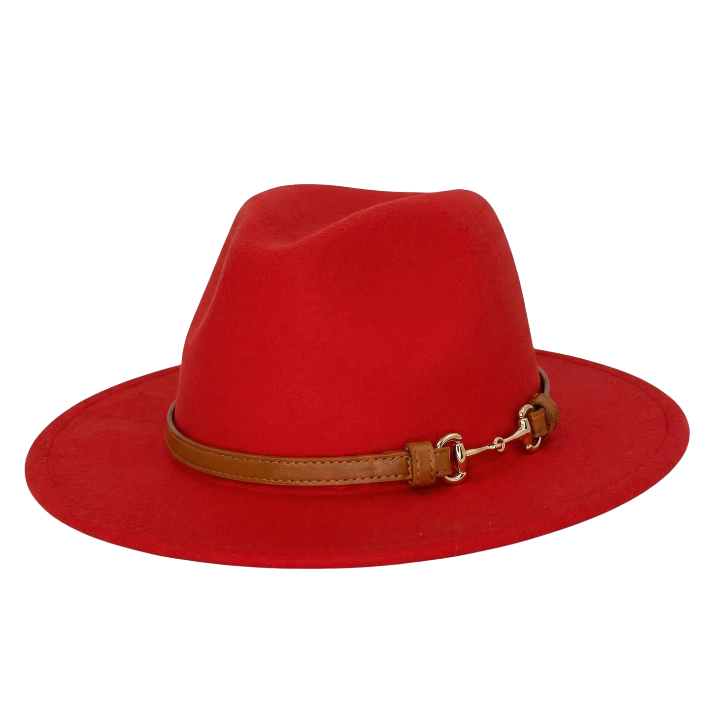 SOPHIA Cotton-Blend Narrow Brim (7 cm) Felt Fedora 56-59 cms