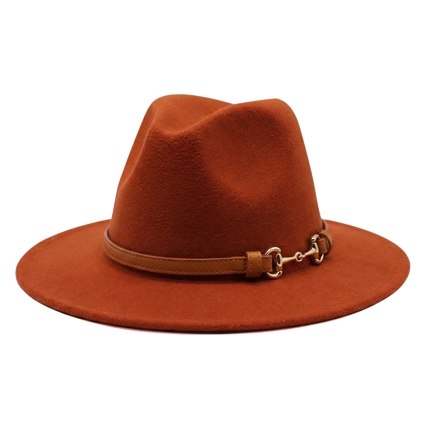 SOPHIA Cotton-Blend Narrow Brim (7 cm) Felt Fedora 56-59 cms