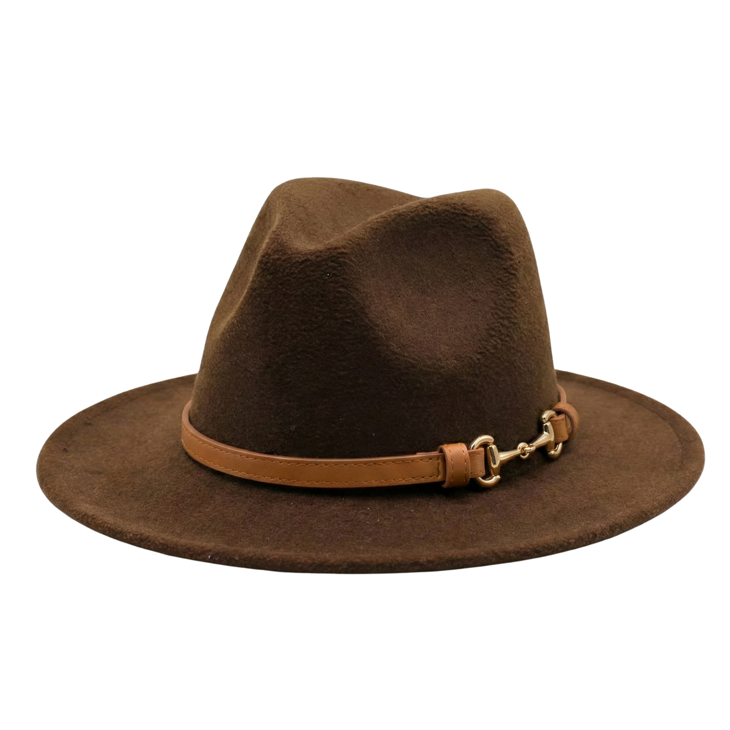 SOPHIA Cotton-Blend Narrow Brim (7 cm) Felt Fedora 56-59 cms