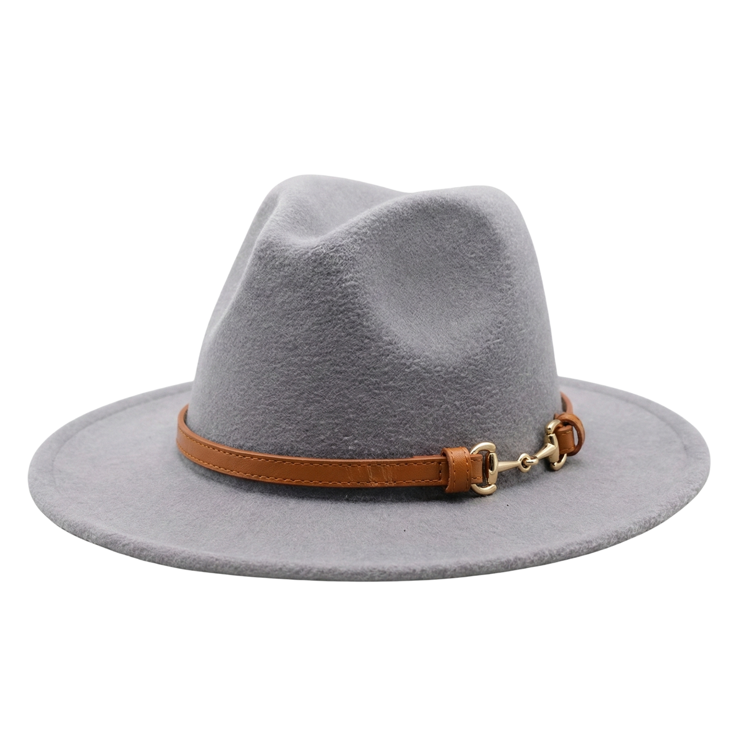SOPHIA Cotton-Blend Narrow Brim (7 cm) Felt Fedora 56-59 cms