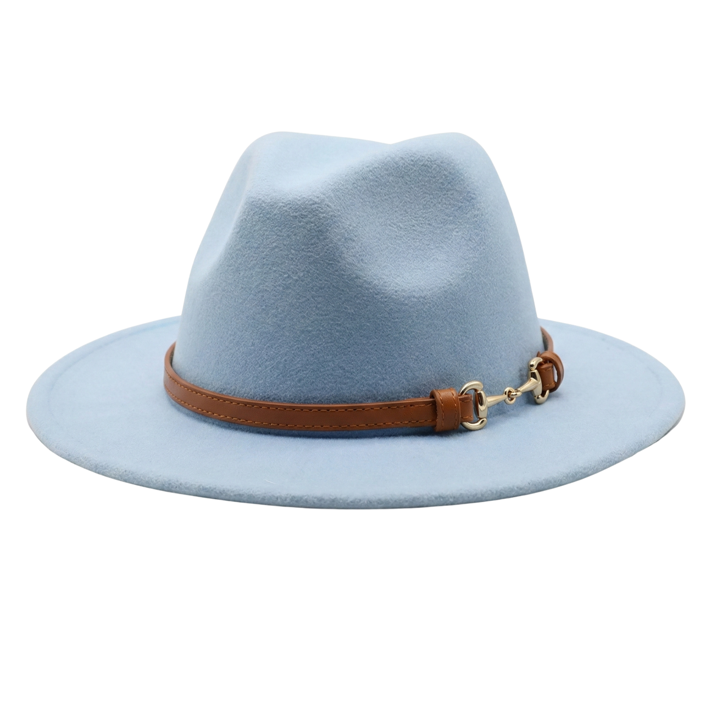 SOPHIA Cotton-Blend Narrow Brim (7 cm) Felt Fedora 56-59 cms