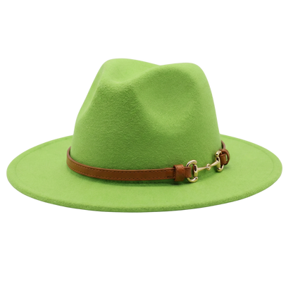 SOPHIA Cotton-Blend Narrow Brim (7 cm) Felt Fedora 56-59 cms