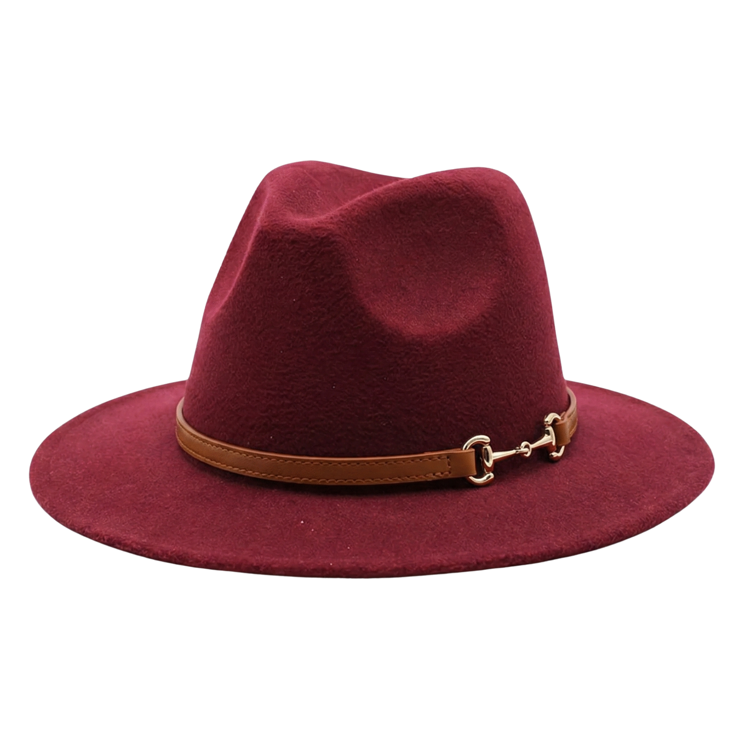 SOPHIA Cotton-Blend Narrow Brim (7 cm) Felt Fedora 56-59 cms