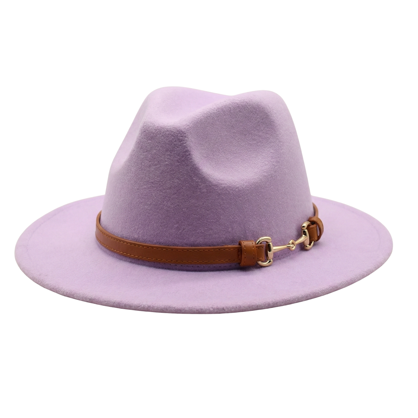 SOPHIA Cotton-Blend Narrow Brim (7 cm) Felt Fedora 56-59 cms