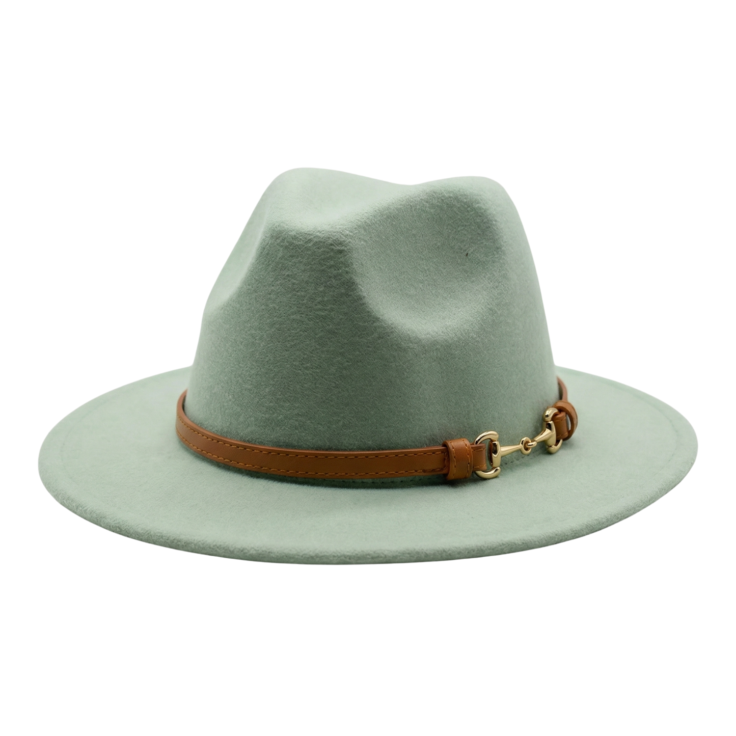 SOPHIA Cotton-Blend Narrow Brim (7 cm) Felt Fedora 56-59 cms