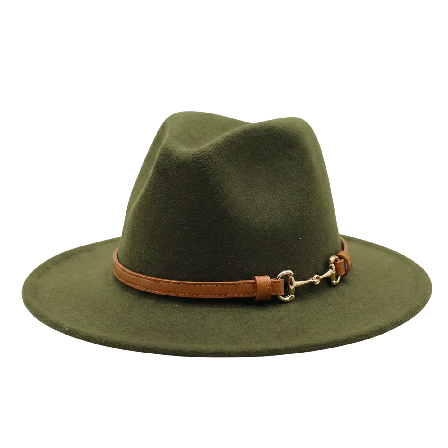 SOPHIA Cotton-Blend Narrow Brim (7 cm) Felt Fedora 56-59 cms