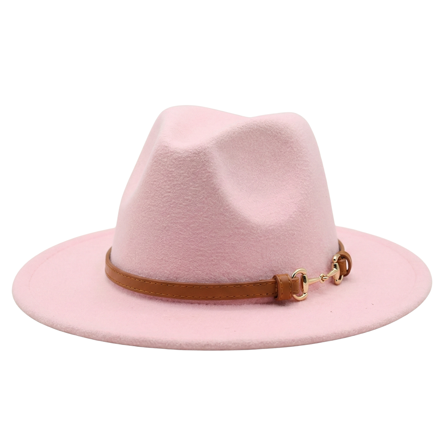 SOPHIA Cotton-Blend Narrow Brim (7 cm) Felt Fedora 56-59 cms
