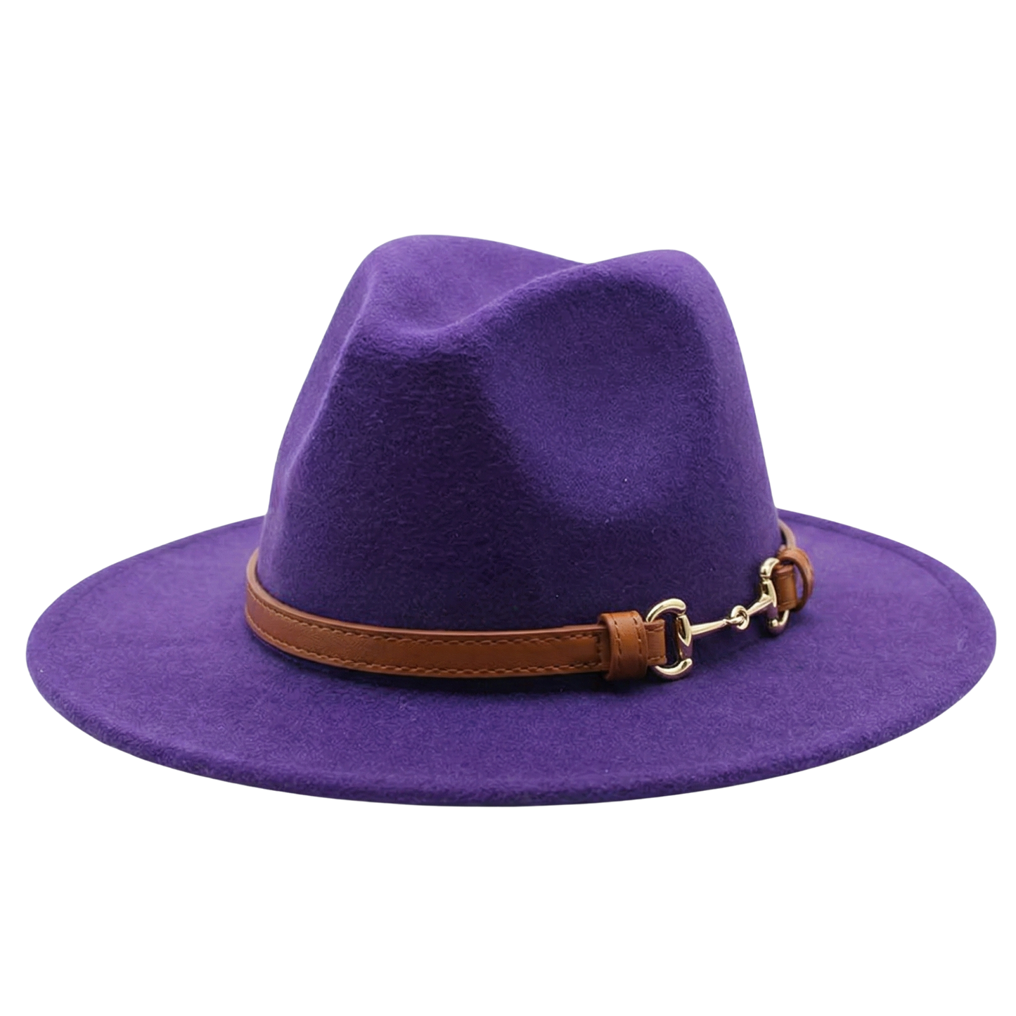 SOPHIA Cotton-Blend Narrow Brim (7 cm) Felt Fedora 56-59 cms