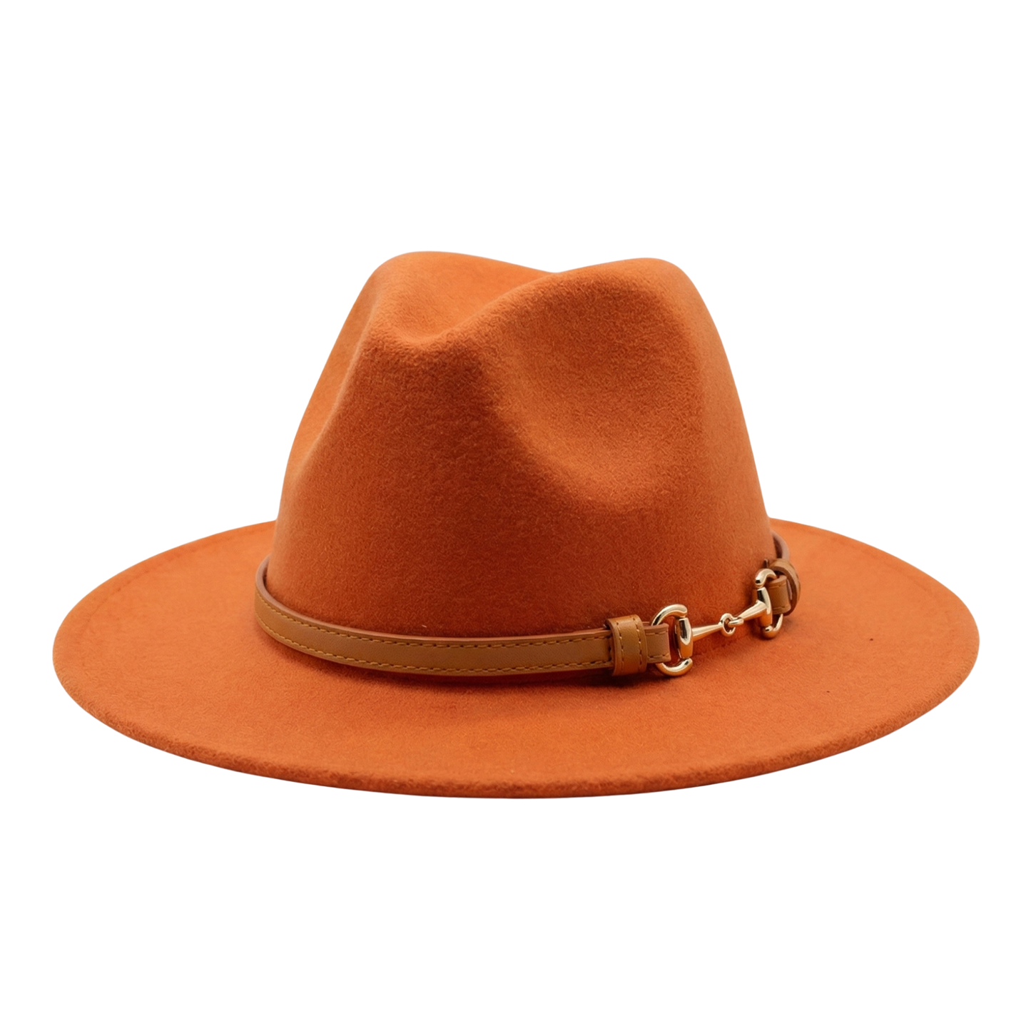SOPHIA Cotton-Blend Narrow Brim (7 cm) Felt Fedora 56-59 cms