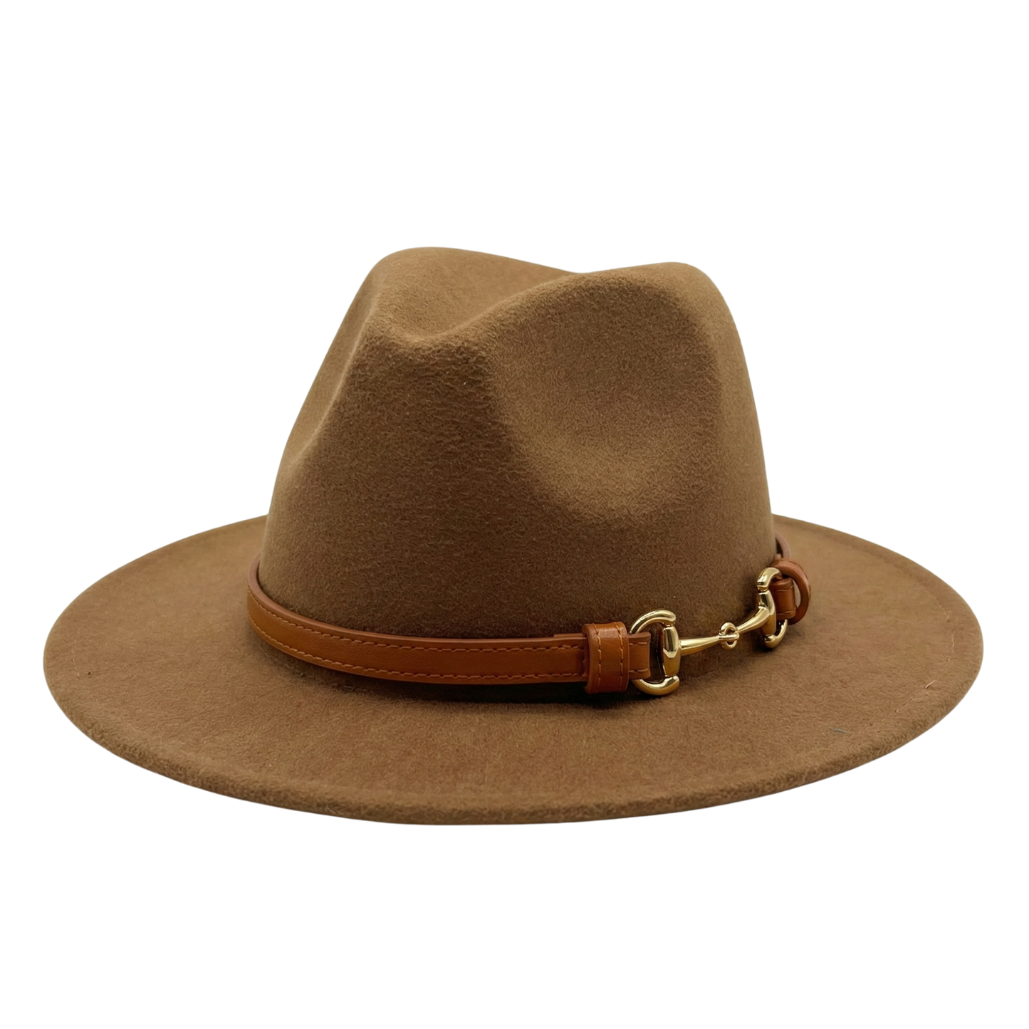 SOPHIA Cotton-Blend Narrow Brim (7 cm) Felt Fedora 56-59 cms