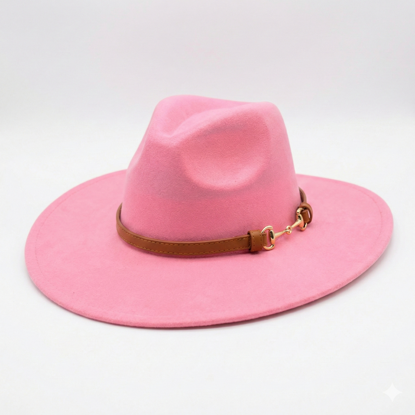 TOLEDO Wide brim (10 cm) Faux Suede Fedora 57-59 cms