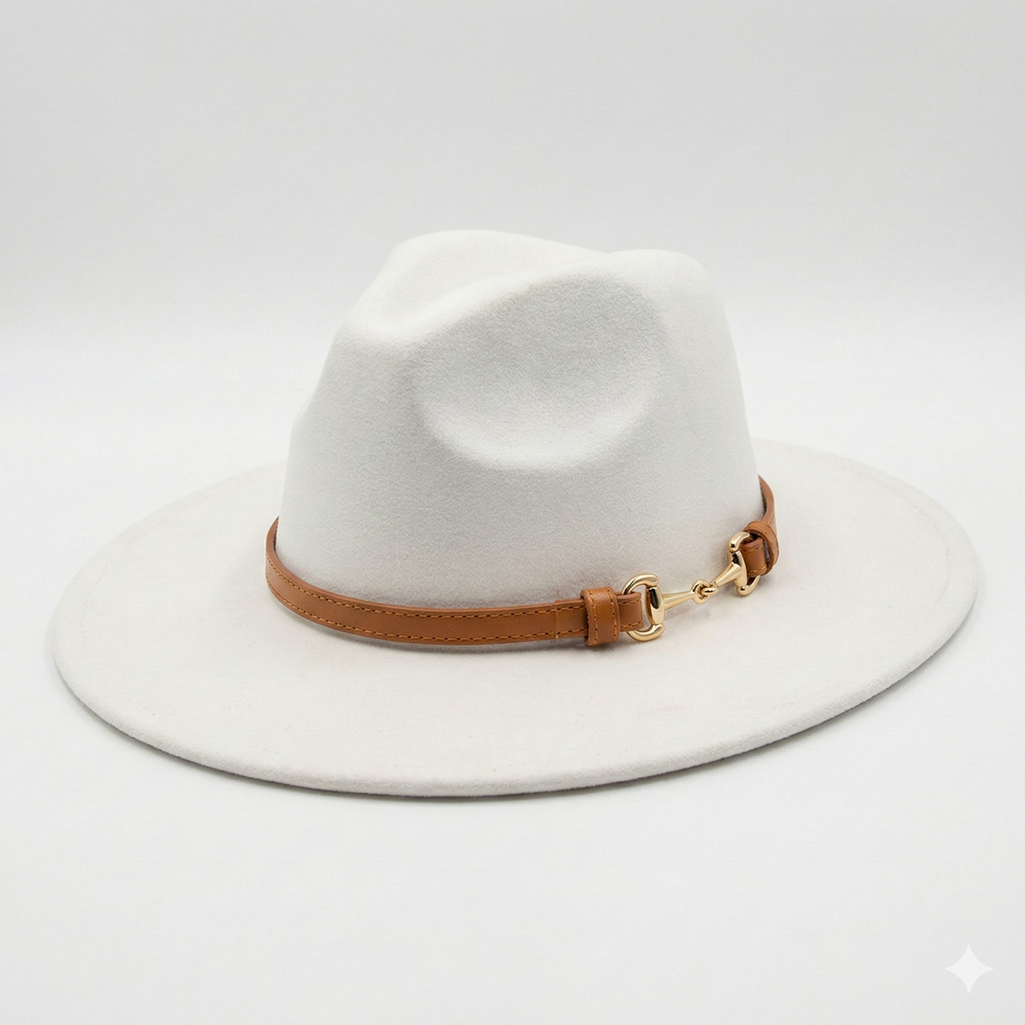 TOLEDO Wide brim (10 cm) Faux Suede Fedora 57-59 cms