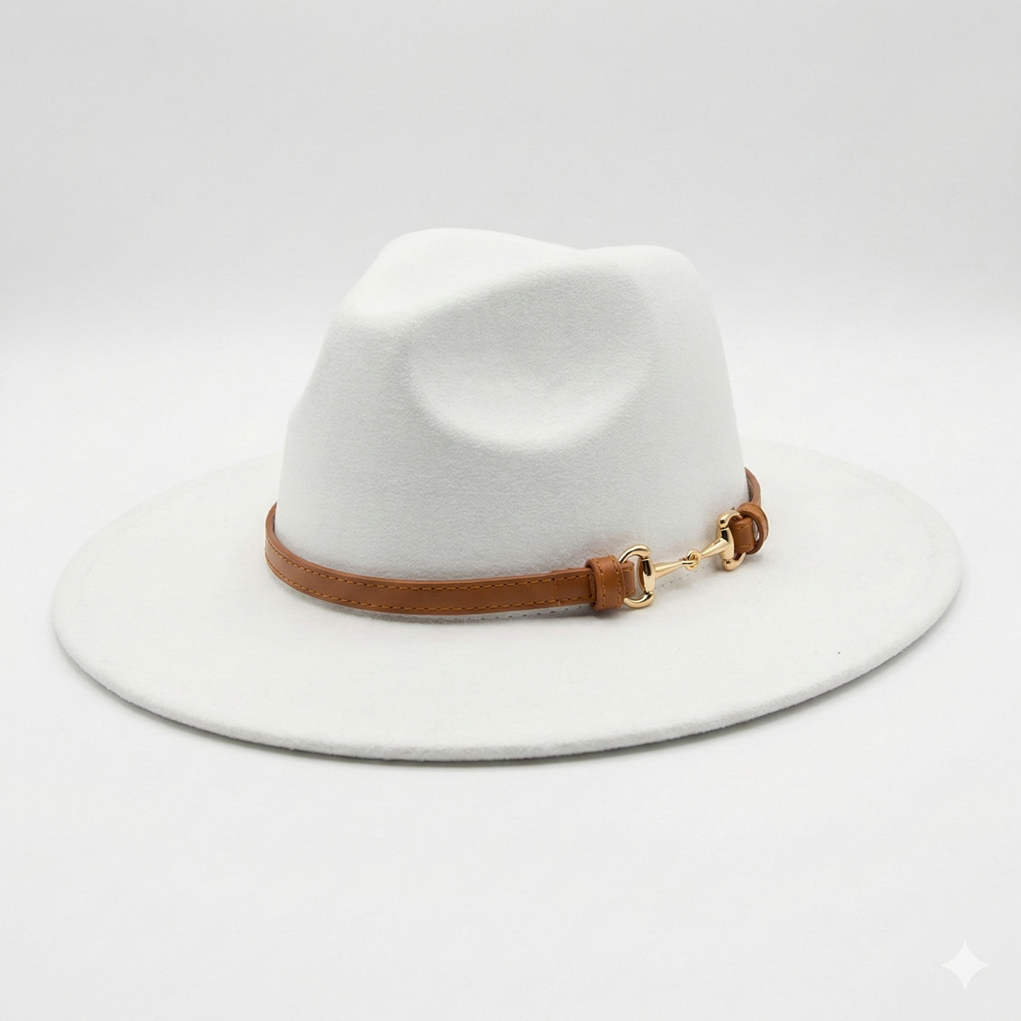 TOLEDO Wide brim (10 cm) Faux Suede Fedora 57-59 cms