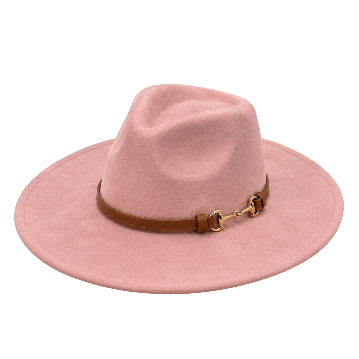 TOLEDO Wide brim (10 cm) Faux Suede Fedora 57-59 cms