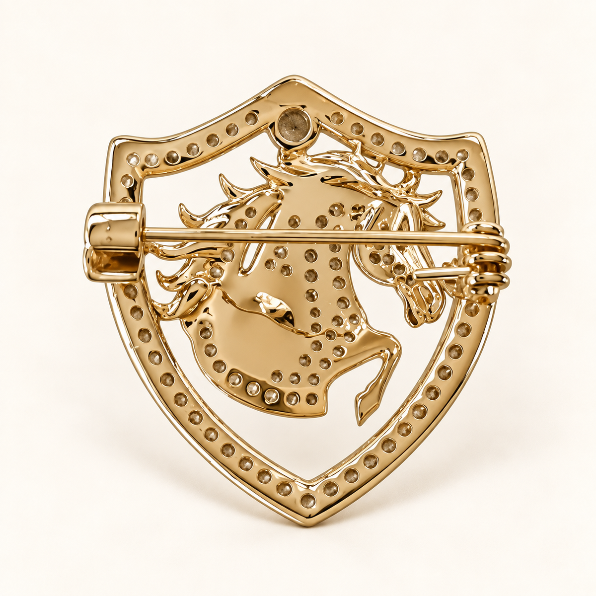 TUDOR Zircon & Freshwater Pearl Brooch