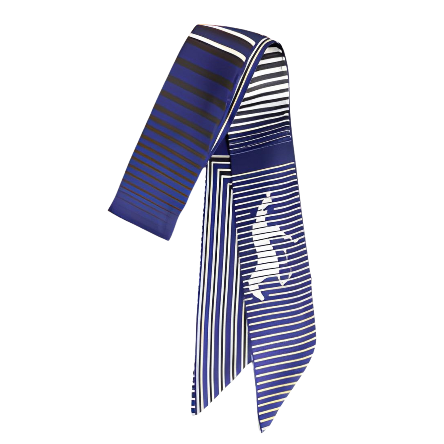 TUNISIA Horse Design Twilly Scarf, Hair or Handbag Tie - 85 x 5 cms