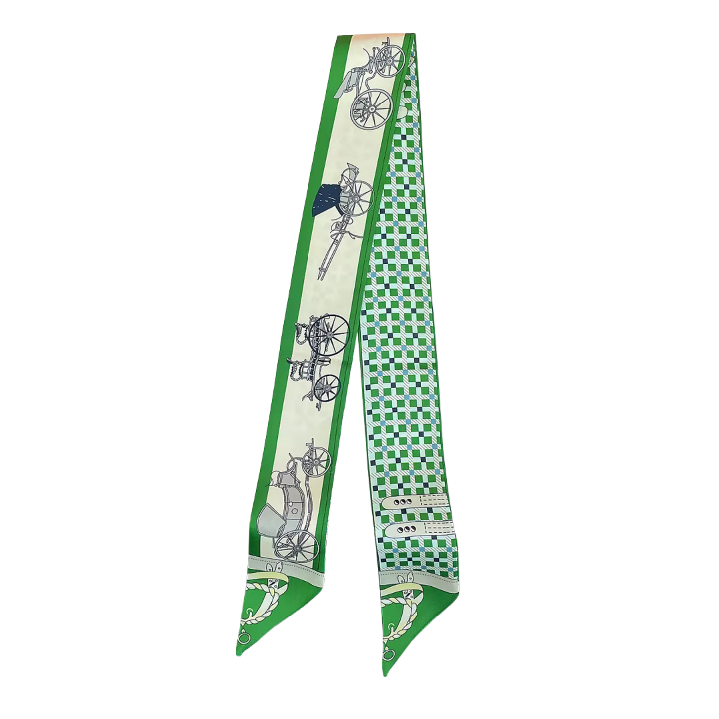 WARSAW Horse Design Twilly Scarf, Hair or Handbag Tie - 85 x 5 cms