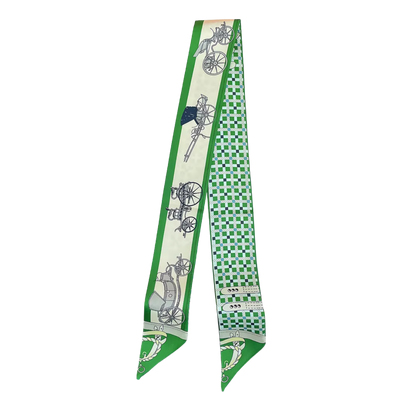 WARSAW Horse Design Twilly Scarf, Hair or Handbag Tie - 85 x 5 cms