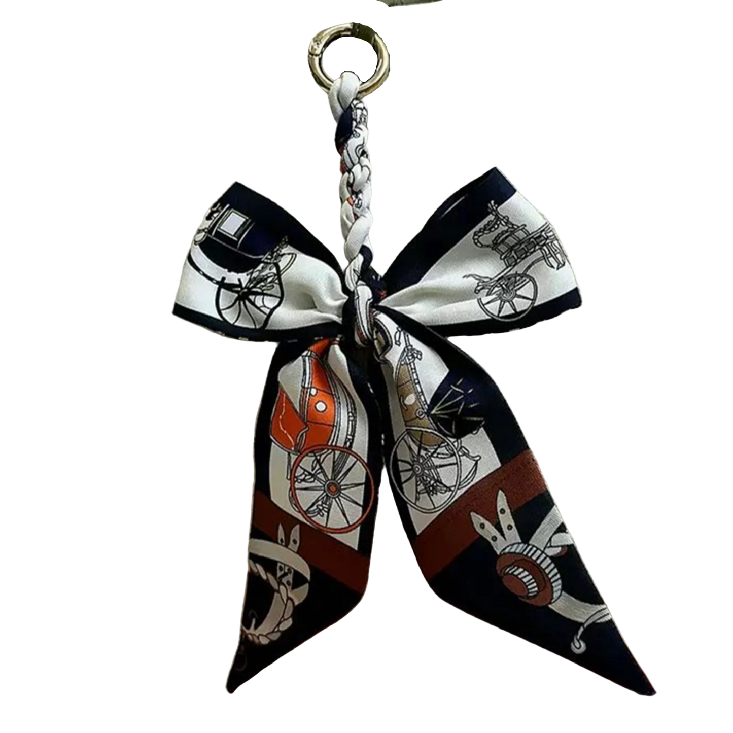 WARSAW Pre-tied Twilly Handbag or Keyring Bow - 16 x 20 cms
