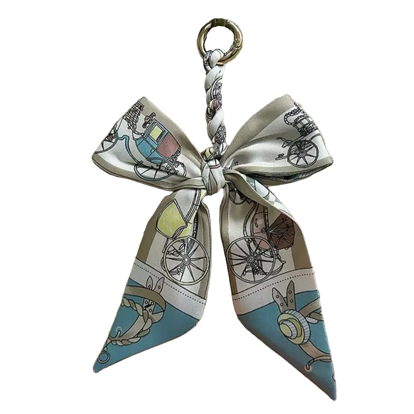 WARSAW Pre-tied Twilly Handbag or Keyring Bow - 16 x 20 cms