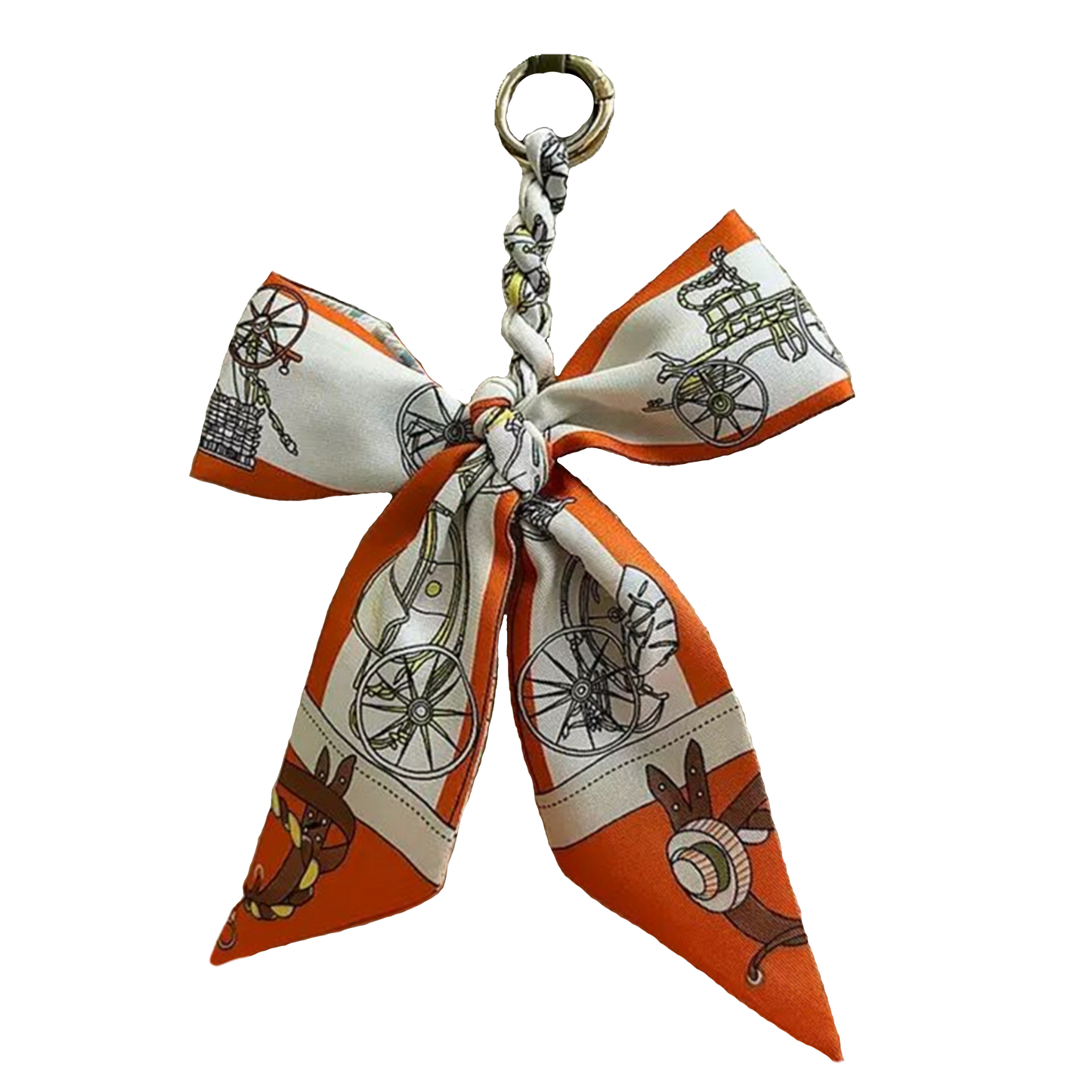 WARSAW Pre-tied Twilly Handbag or Keyring Bow - 16 x 20 cms