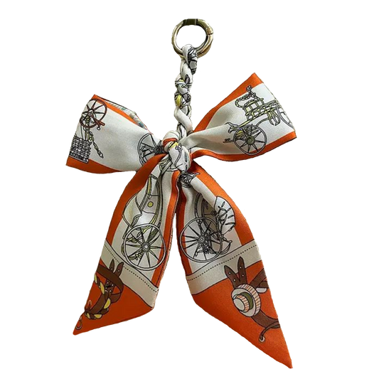 WARSAW Pre-tied Twilly Handbag or Keyring Bow - 16 x 20 cms