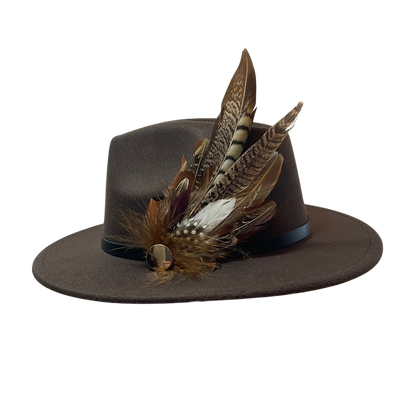YORK Genuine Pheasant Feather Hat Plume