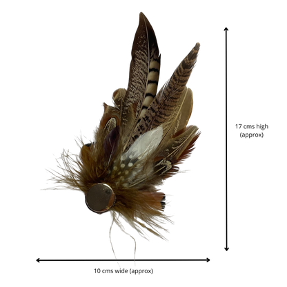 YORK Genuine Pheasant Feather Hat Plume