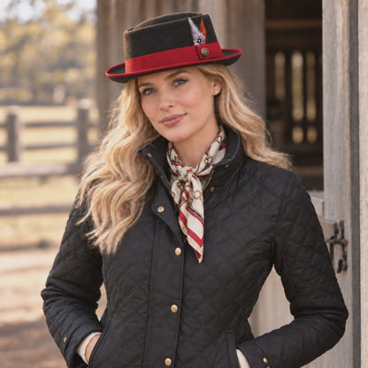 BARTON Felt Narrow Brim (5.5 cm) Pork Pie Hat | 58 cms